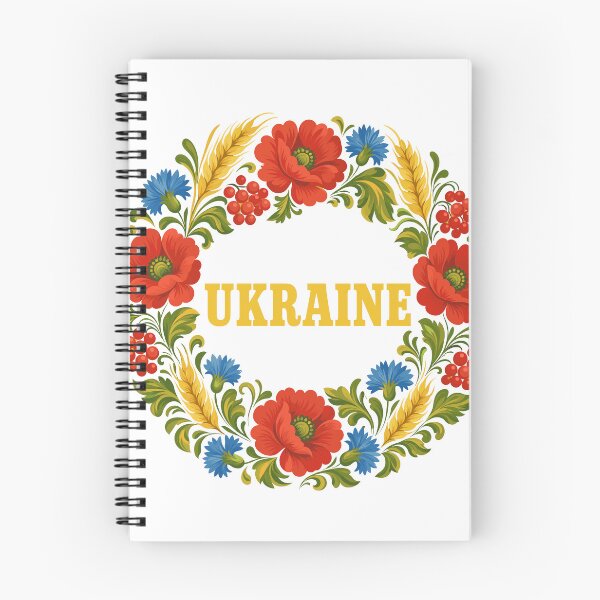 Item preview, Ukraine Floral Wreath Poppy and Cornflower designed and sold by ML-Media.