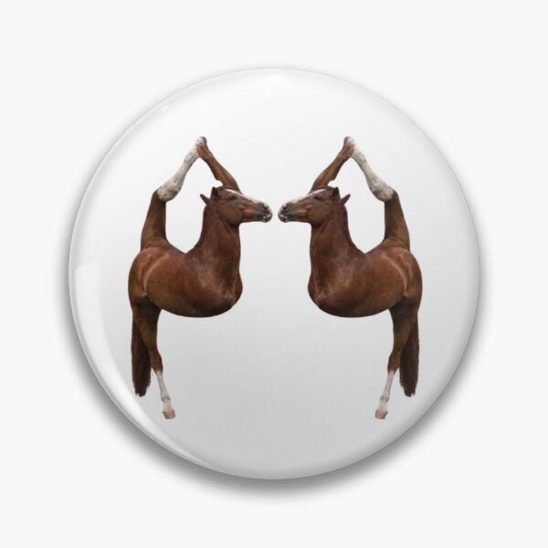 Item preview, Cursed 2 Flexible Horses Meme designed and sold by CamilasPrints.