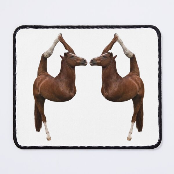 Item preview, Cursed 2 Flexible Horses Meme designed and sold by CamilasPrints.