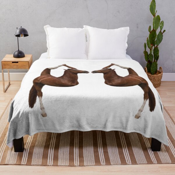 Item preview, Cursed 2 Flexible Horses Meme designed and sold by CamilasPrints.