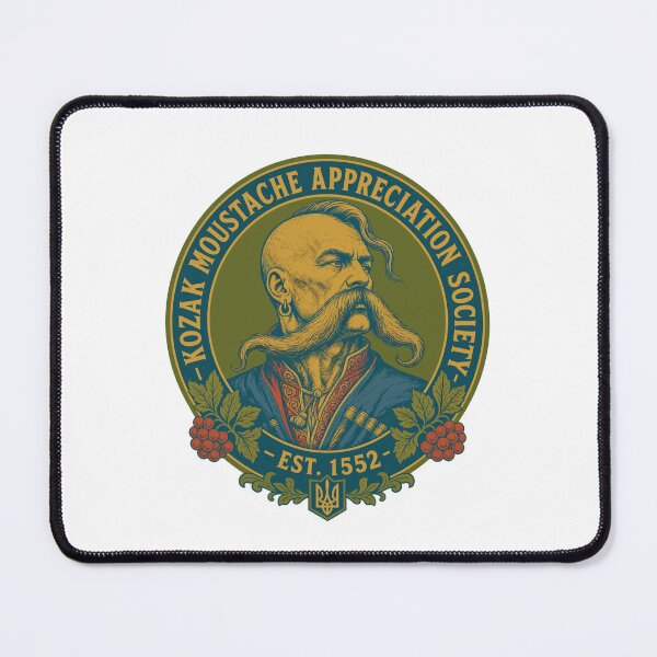 Item preview, Kozak Moustache Appreciation Society Ukrainian Warrior designed and sold by ML-Media.