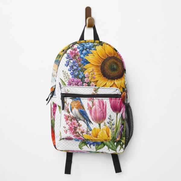 Item preview, Colorful birds & blooming gardern designed and sold by urbanshop7.