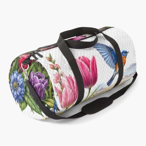 Item preview, Colorful birds & blooming gardern designed and sold by urbanshop7.