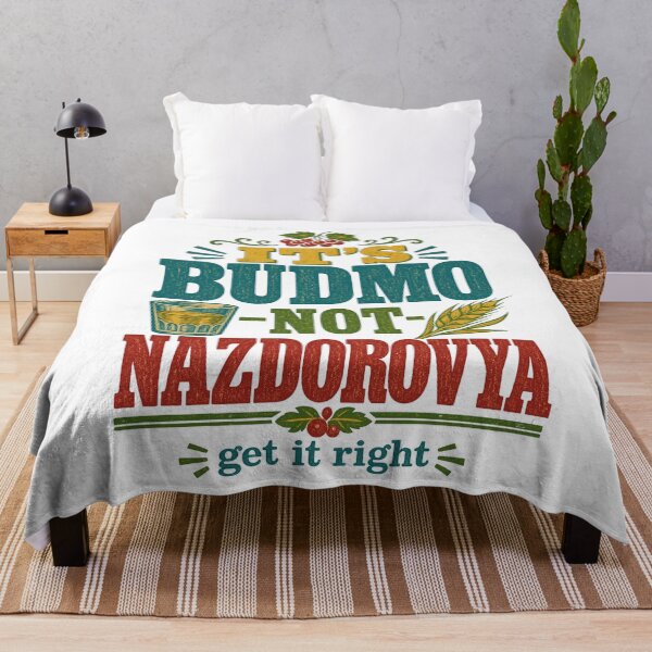 Item preview, Budmo Not Nazdorovya Ukrainian Cultural Quote designed and sold by ML-Media.