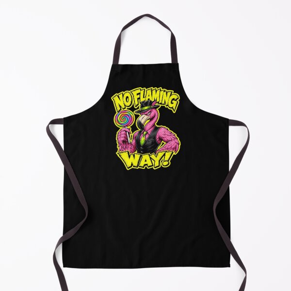 Item preview, No Flaming Way Funny Sarcastic Flamingo Mafia Pun designed and sold by Anyshca.