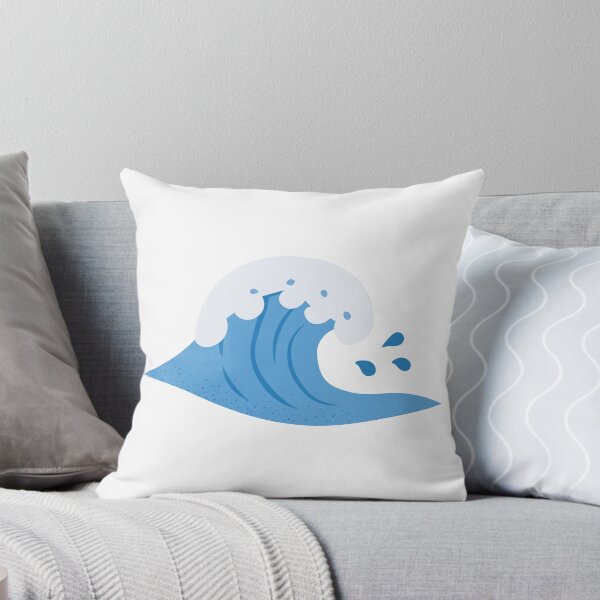 Item preview, Great Ocean Wave Cartoon Minimalist Illustration designed and sold by BetweenForms.