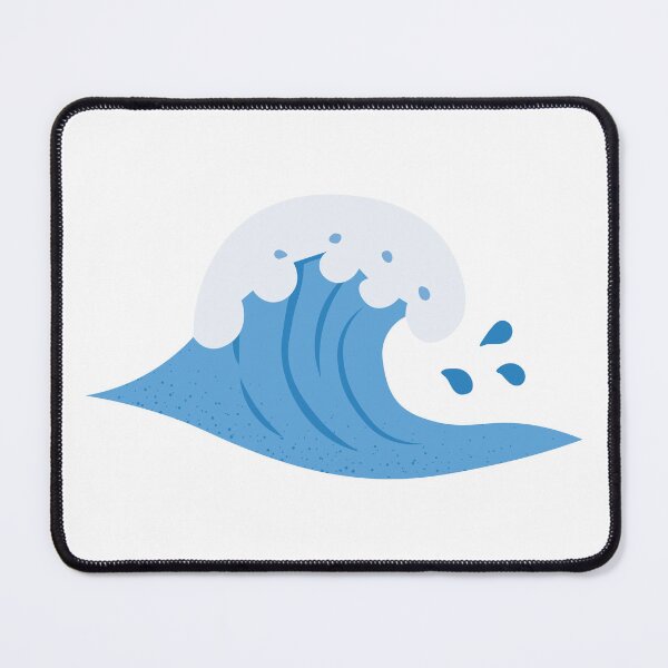 Item preview, Great Ocean Wave Cartoon Minimalist Illustration designed and sold by BetweenForms.