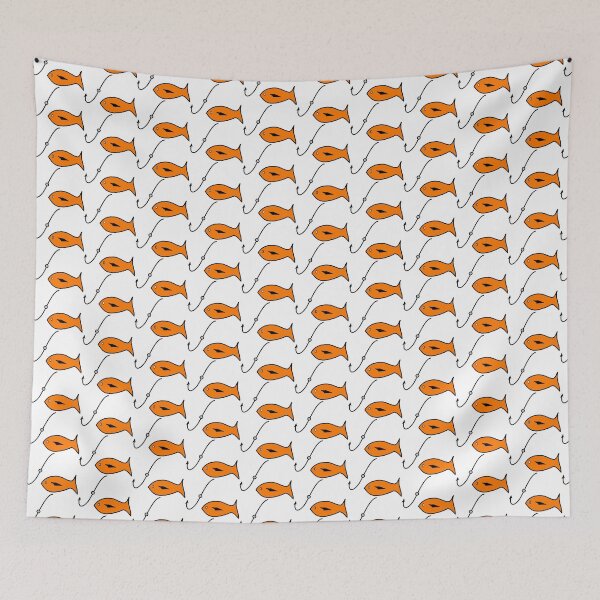 Item preview, Orange Fishing Lure designed and sold by ChristinasMess.