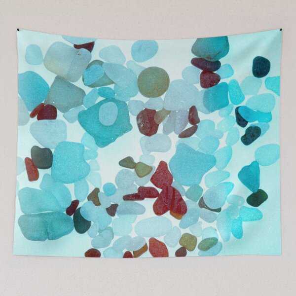 Item preview, Sea Glass Treasures – Beach Collection Photography Print designed and sold by BuckaBaby.