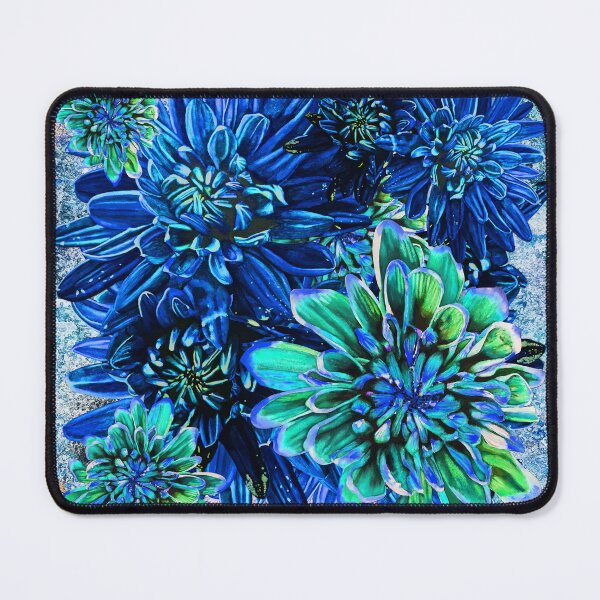 Item preview, Blue Chrysanthemums Background 1 designed and sold by nastiaart.