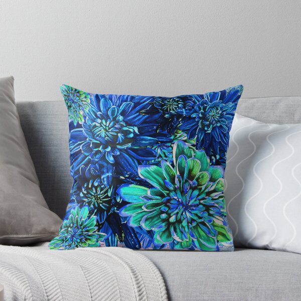 Item preview, Blue Chrysanthemums Background 1 designed and sold by nastiaart.