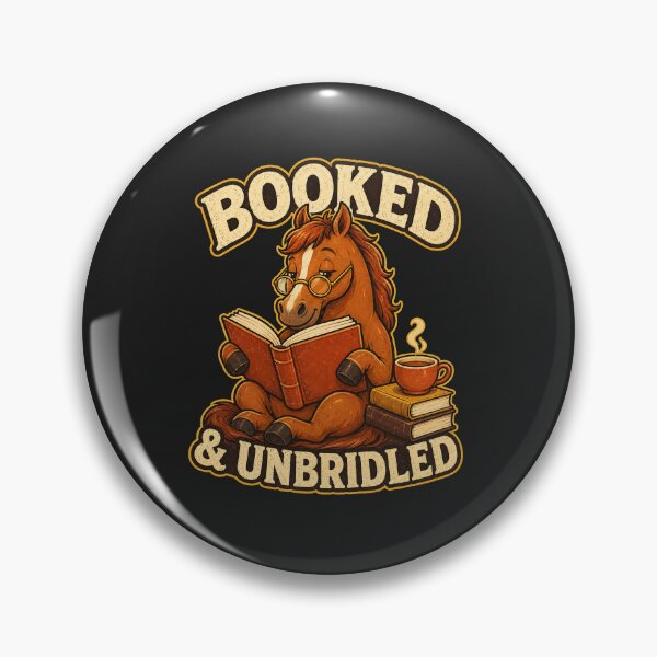 Item preview, Booked and Unbridled Funny Reading Horse Lover Design designed and sold by Kolibra.