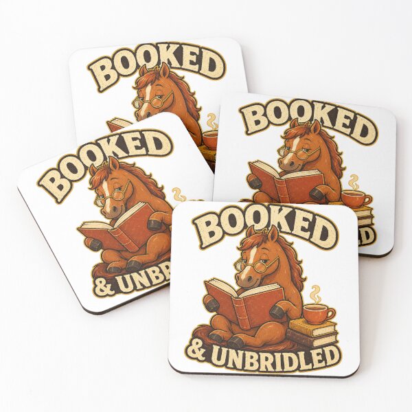 Item preview, Booked and Unbridled Funny Reading Horse Lover Design designed and sold by Kolibra.