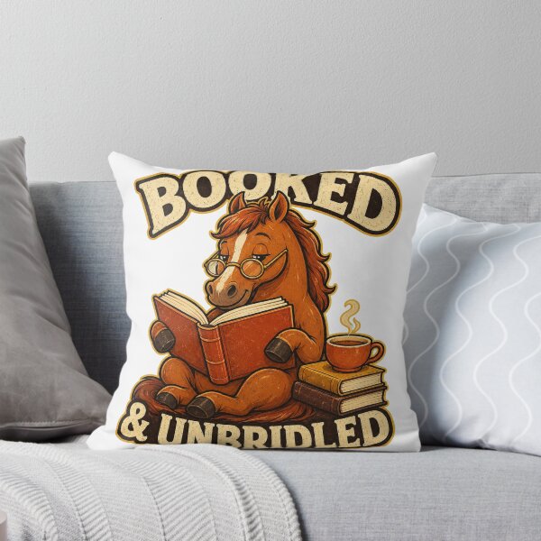 Item preview, Booked and Unbridled Funny Reading Horse Lover Design designed and sold by Kolibra.