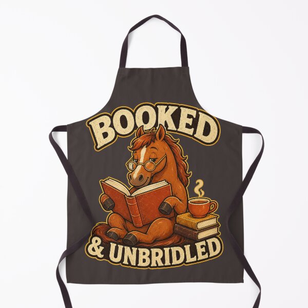 Item preview, Booked and Unbridled Funny Reading Horse Lover Design designed and sold by Kolibra.