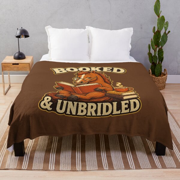 Item preview, Booked and Unbridled Funny Reading Horse Lover Design designed and sold by Kolibra.