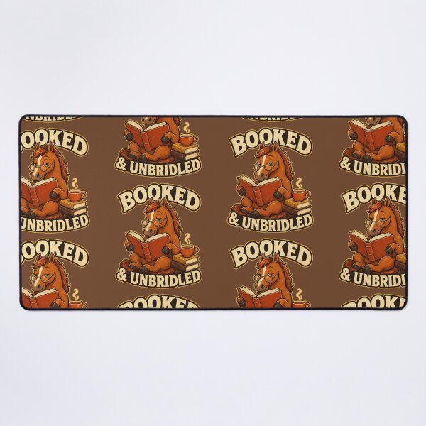 Item preview, Booked and Unbridled Funny Reading Horse Lover Design designed and sold by Kolibra.