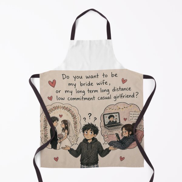 Item preview, Do you want to be my bride wife, or my long term long distance low commitment casual girlfriend? designed and sold by CinemaChronik.