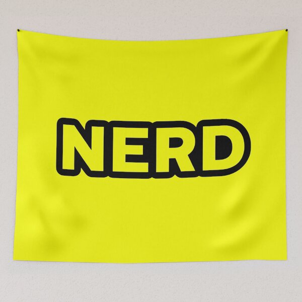 Item preview, NERD - Bold Typography Design for Geek Culture designed and sold by Outlet Raloel.