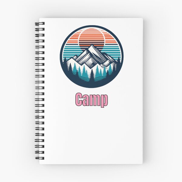 Item preview, Vintage Camp Mountain Logo | Retro Outdoor Camping Hiking Design designed and sold by Timber-Trail.