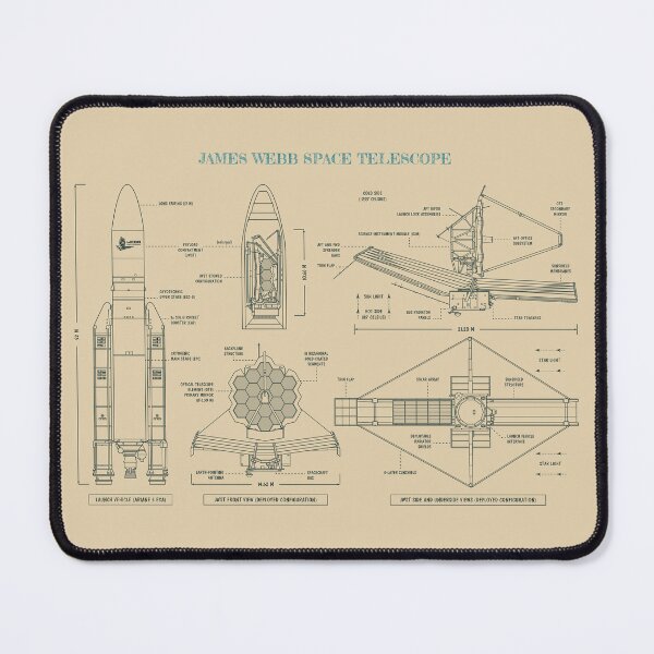 Item preview, James Webb Space Telescope (Parchment) designed and sold by BGALAXY.