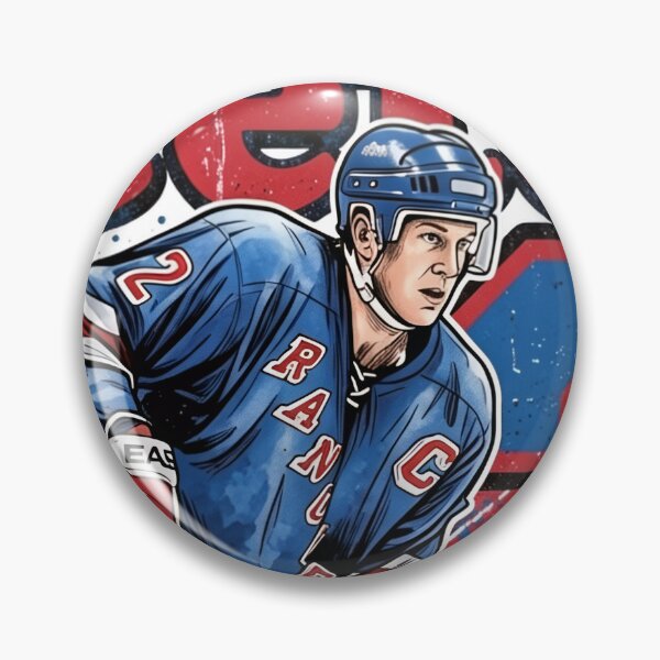 Item preview, Brian Leetch Vintage Hockey Art designed and sold by Thogan0416.