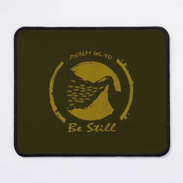 Item preview, Be Still - Strait of Hormuz Map Psalm 46:10 Bible Verse Geopolitical Maritime Iran War Minimal funny but thoughtful Design - Gold designed and sold by ZechJohnRB.