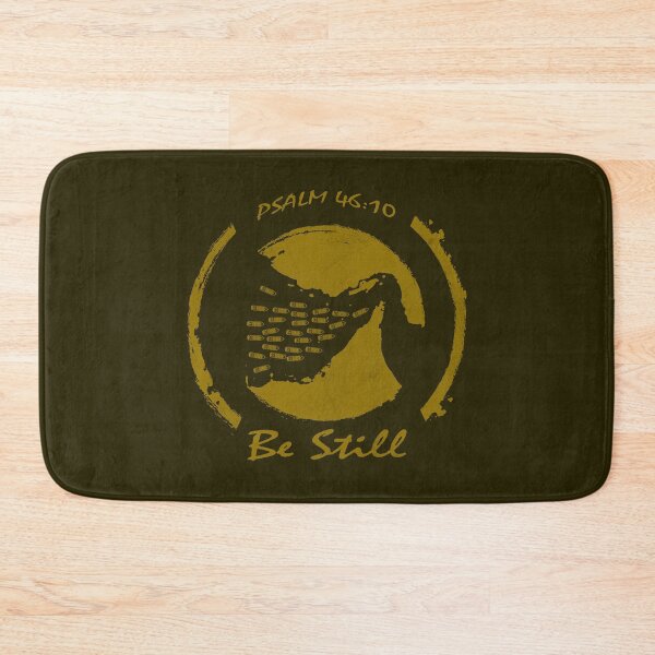 Item preview, Be Still - Strait of Hormuz Map Psalm 46:10 Bible Verse Geopolitical Maritime Iran War Minimal funny but thoughtful Design - Gold designed and sold by ZechJohnRB.