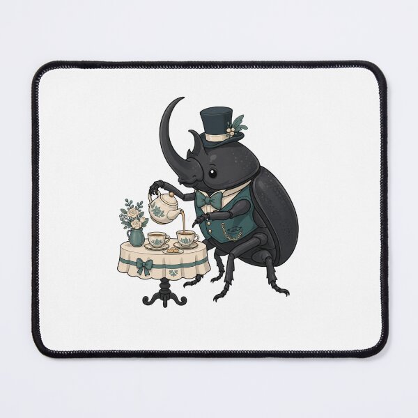Item preview, Rhinoceros Beetle Tea Party designed and sold by GoverArt.
