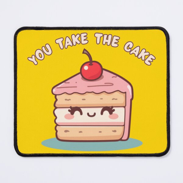 Item preview, You Take The Cake Cute Cherry Cake Kawaii Dessert designed and sold by The Fine Print by BassAddict.