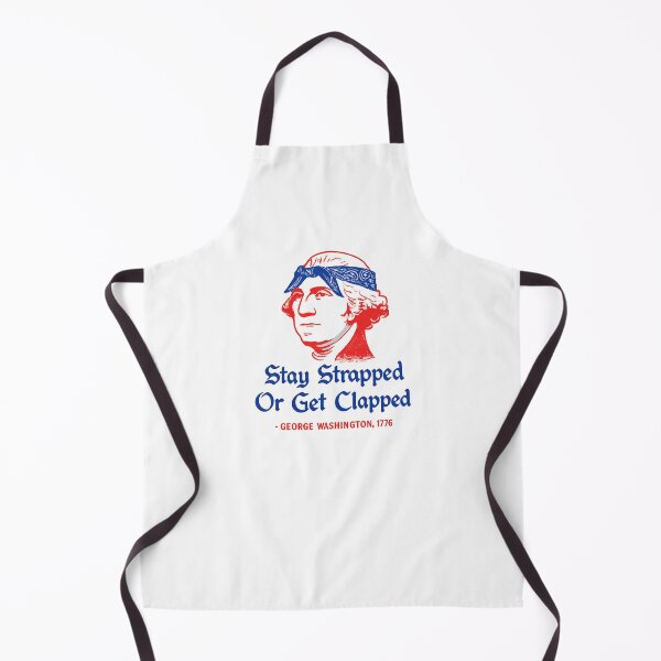 Item preview, Stay Strapped Or Get Clapped 4Th Of July Retro designed and sold by PetPanache.
