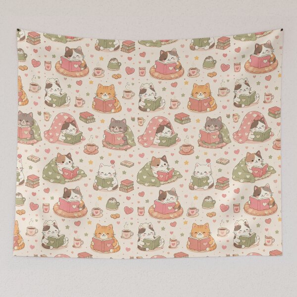 Item preview, Cozy Cat Heart Book Pattern designed and sold by Soft Berry Studio.