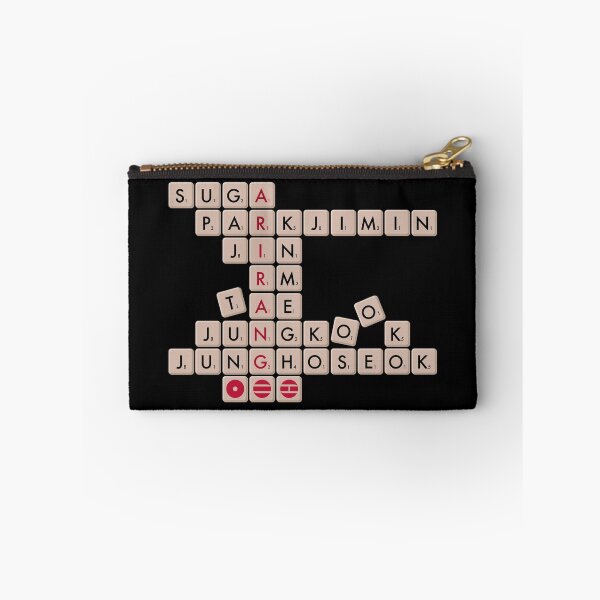 Item preview, BTS members names scrabble letters | arirang edition | bts army and bts red and black designed and sold by moteesshop.
