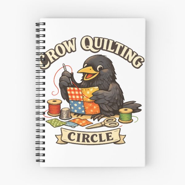 Item preview, Crow Quilting Circle Whimsical Studio Mascot designed and sold by TheRealTaria.