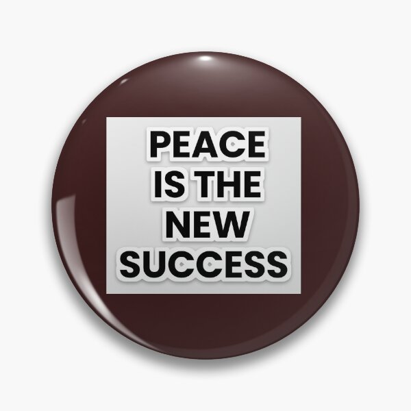 Item preview, "Peace Is The New Success -Mindset Quote Sticker"  designed and sold by ArtBloomDK.