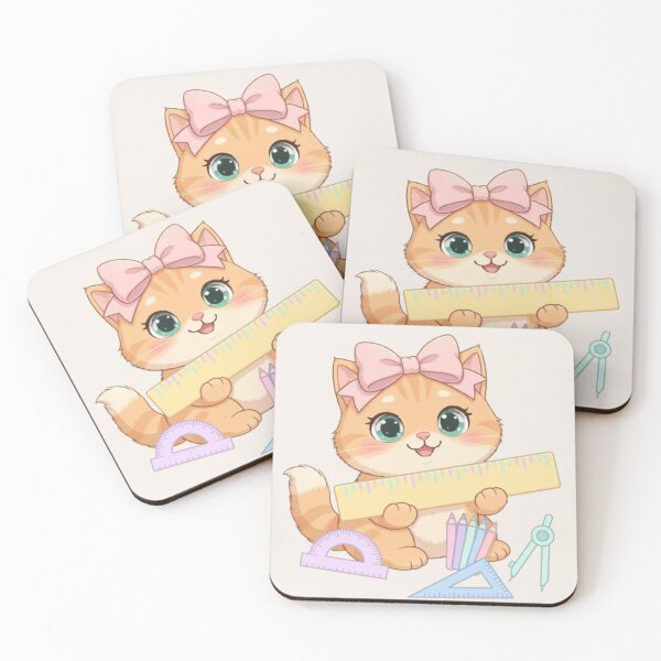 Item preview, Cute Ginger Cat School Supplies designed and sold by Moody Vibes Studio.