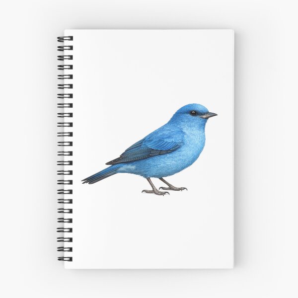 Item preview, Blue Songbird Illustration | Vibrant Blue Bird Art | Realistic Wildlife Bird Drawing | Colorful Avian Nature Artwork | Exotic Blue Bird Design designed and sold by holistech.