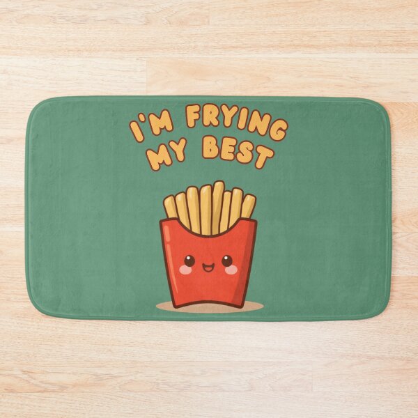Item preview, I’m Frying My Best Cute French Fries Positive Humor designed and sold by The Fine Print by BassAddict.