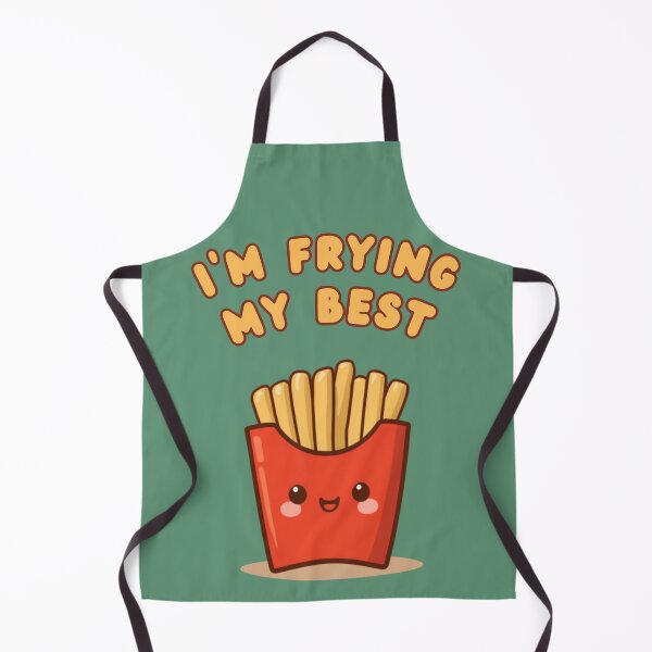 Item preview, I’m Frying My Best Cute French Fries Positive Humor designed and sold by The Fine Print by BassAddict.