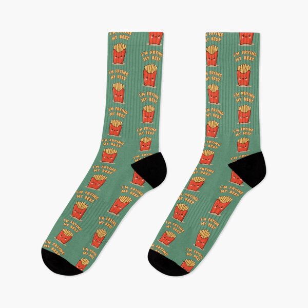 Item preview, I’m Frying My Best Cute French Fries Positive Humor designed and sold by The Fine Print by BassAddict.