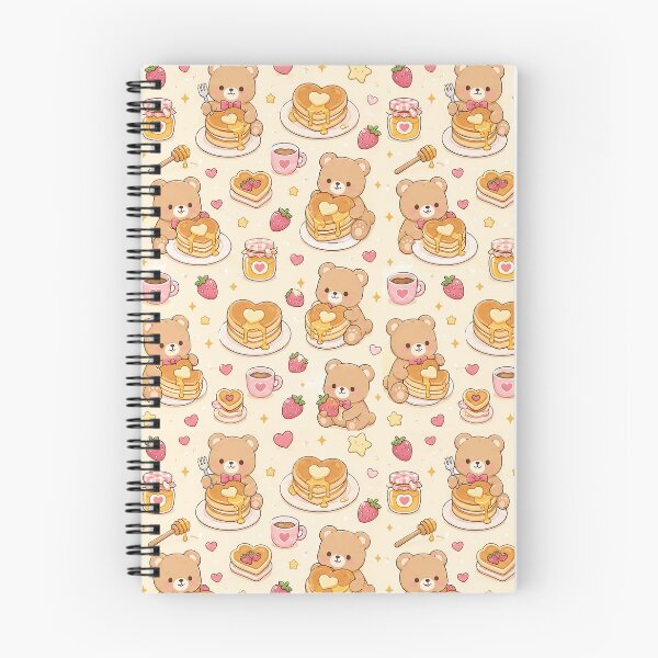Item preview, Teddy Bear Heart Pancake Pattern designed and sold by Soft Berry Studio.