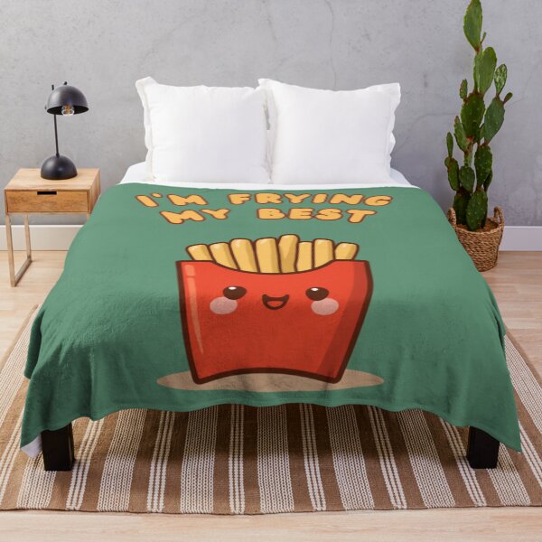 Item preview, I’m Frying My Best Cute French Fries Positive Humor designed and sold by The Fine Print by BassAddict.