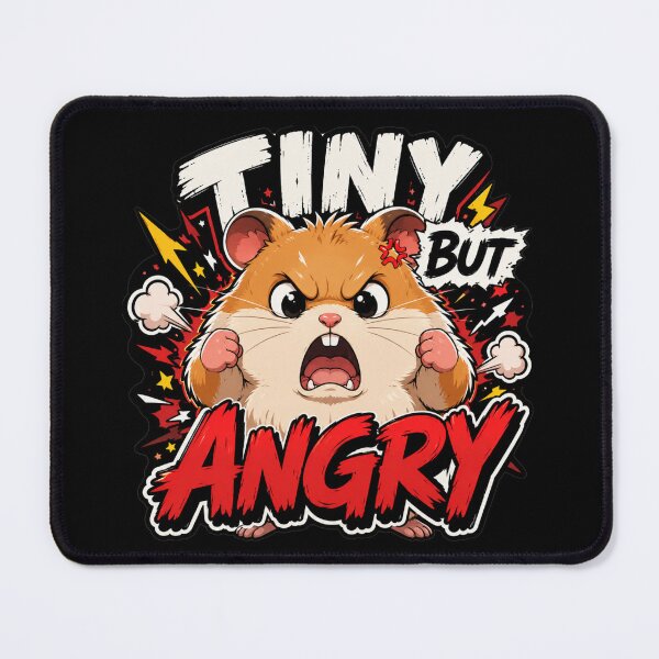 Item preview, Tiny But Angry Hamster Rage designed and sold by PixoNest.