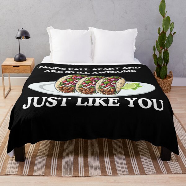 Item preview, Tacos Fall Apart Just Like You Motivational Design designed and sold by RahniNM.