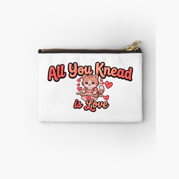 Item preview, all you knead is love cat biscuits Funny Valentine Cat clipart designed and sold by ArtDesignTp.