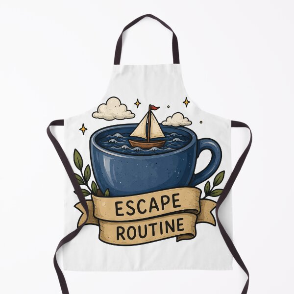 Item preview, Escape Routine Coffee Cup | Cozy Adventure Minimal Illustration designed and sold by RidaSalArt.