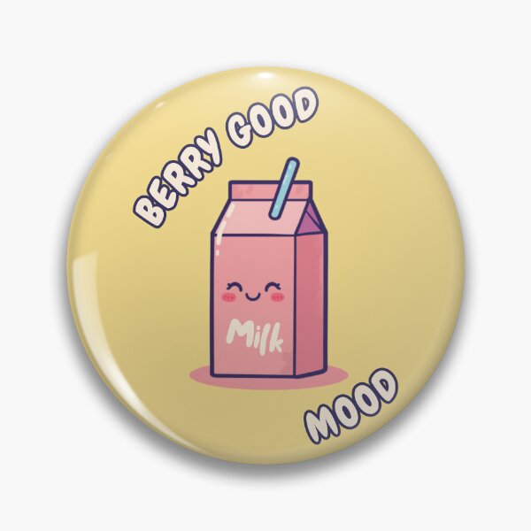 Item preview, Berry Good Mood Cute Strawberry Milk Happy Kawaii Design designed and sold by The Fine Print by BassAddict.