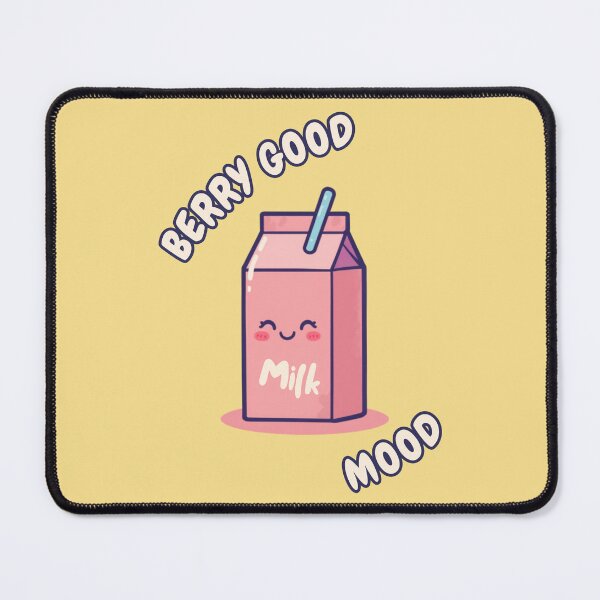 Item preview, Berry Good Mood Cute Strawberry Milk Happy Kawaii Design designed and sold by The Fine Print by BassAddict.