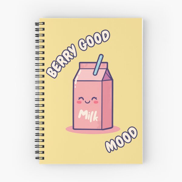 Item preview, Berry Good Mood Cute Strawberry Milk Happy Kawaii Design designed and sold by The Fine Print by BassAddict.