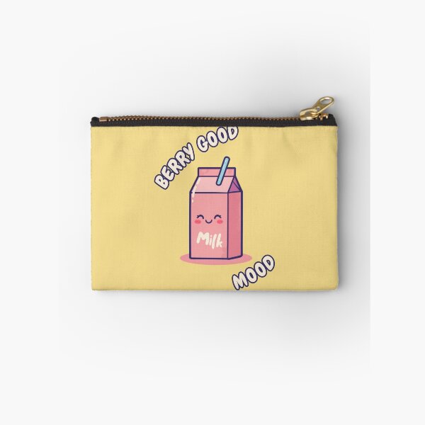 Item preview, Berry Good Mood Cute Strawberry Milk Happy Kawaii Design designed and sold by The Fine Print by BassAddict.